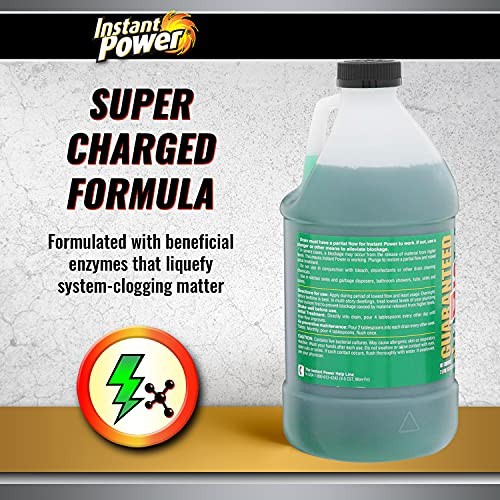Slow Drain Build Up Remover – Prevents Clogs, Ends Slow Drains for 2 Liter