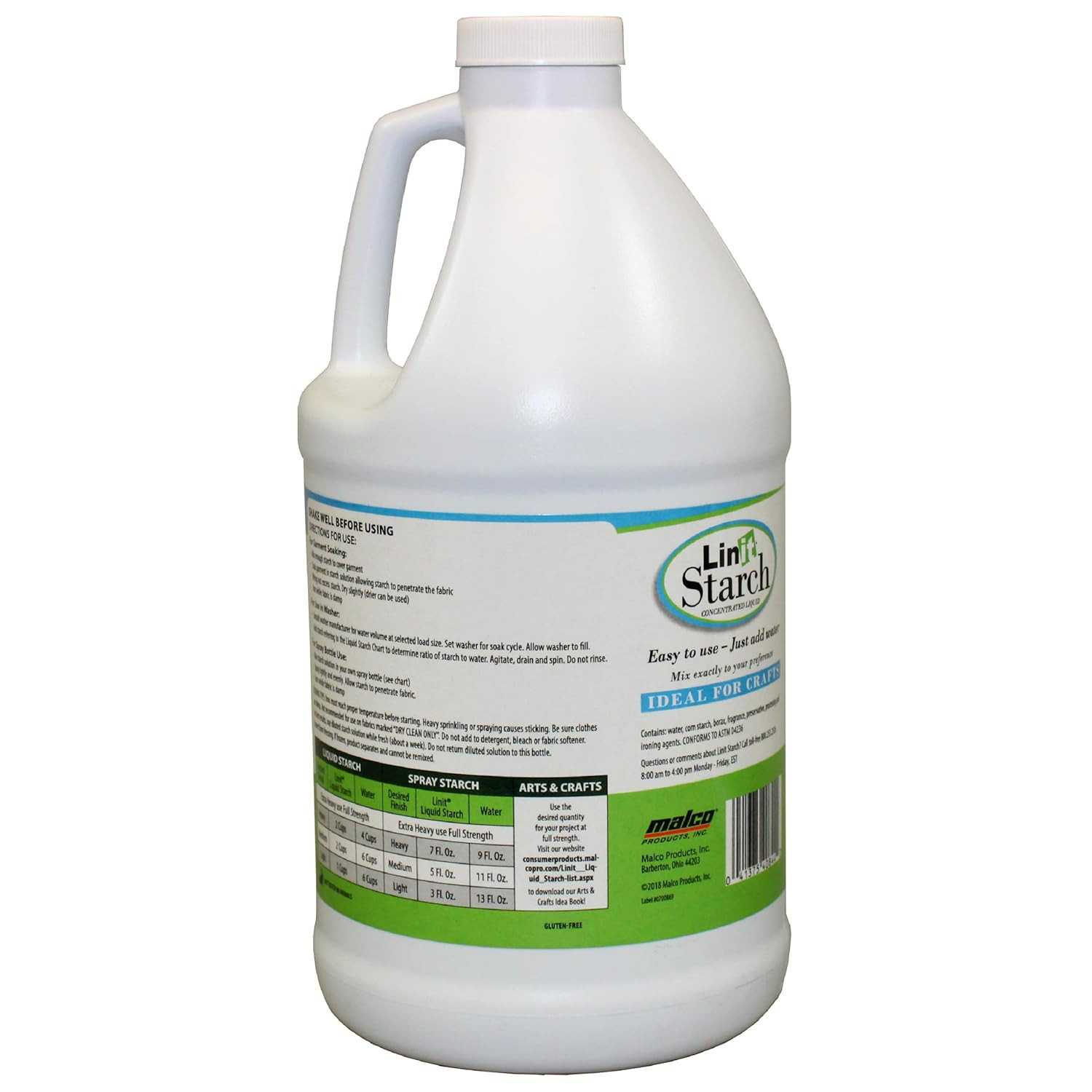 Linit Starch Crisp Classic Finish 64 Oz – Liquid Starch for Ironing Clothes a…