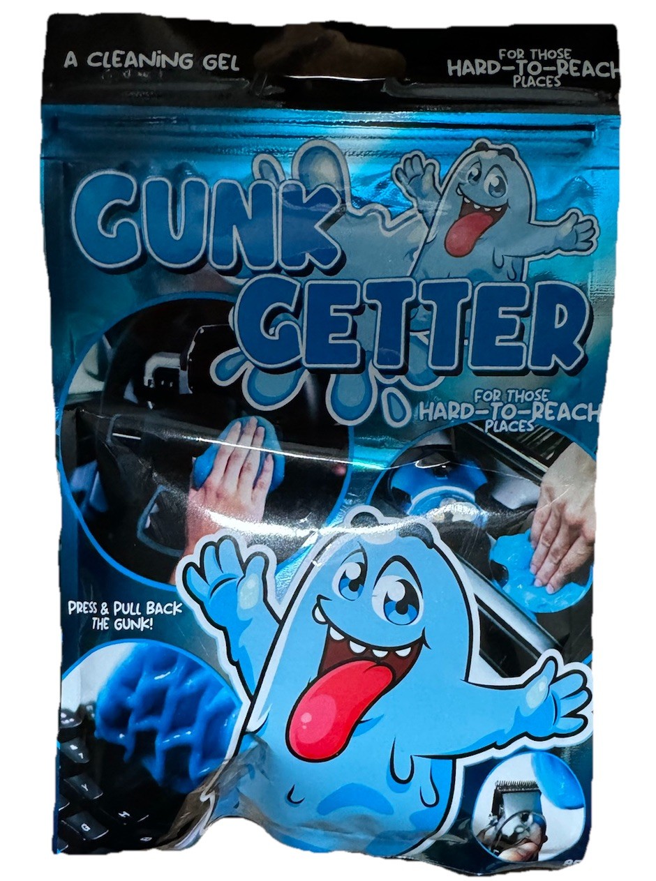 Gunk Getter Cleaning Gel For Those Hard To Reach Places- One Resealable Pouch