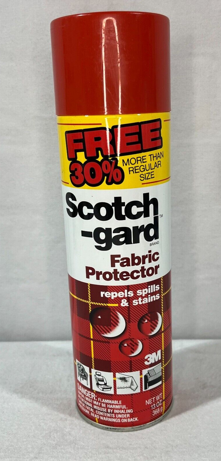 New 3M Scotchgard Fabric Upholstery Protector 13oz Original Formula 1992, Repels