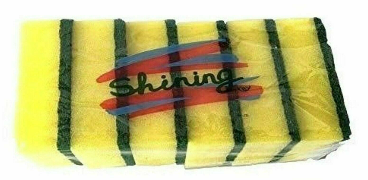 6 Pcs Per Pack Shining Non-Scratch Kitchen Sponge Scrubber Sponges Dish Washing