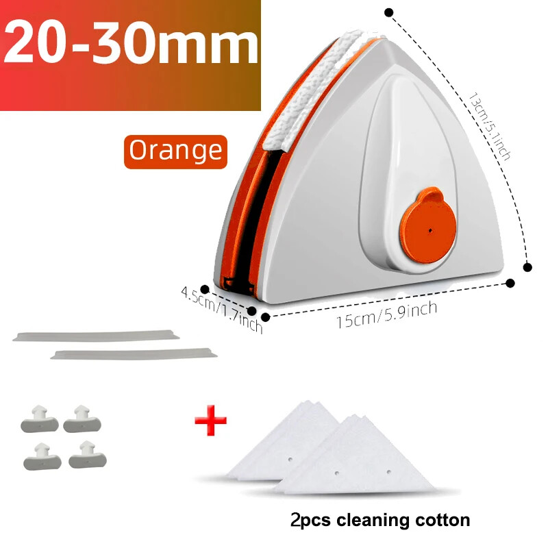 Double Sided Magnetic Glass Window Cleaner Tool Automatic Drainage Wiper New US