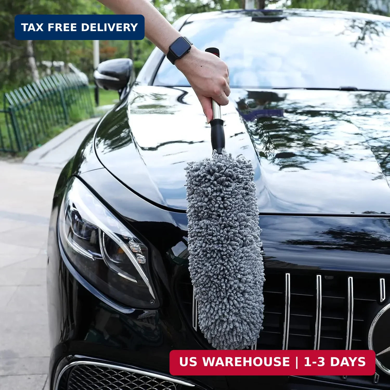 upra Ultimate Car Duster Kit，Best Microfiber Multipurpose Duster,Interior &Exter