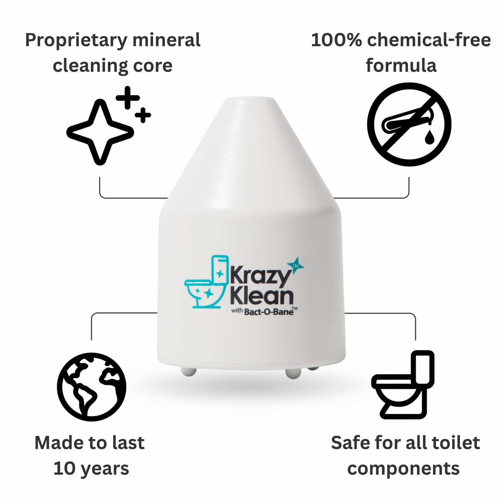 Pro Toilet Cleaner, Household Cleaning Solution, Natural Long Lasting Toilet …