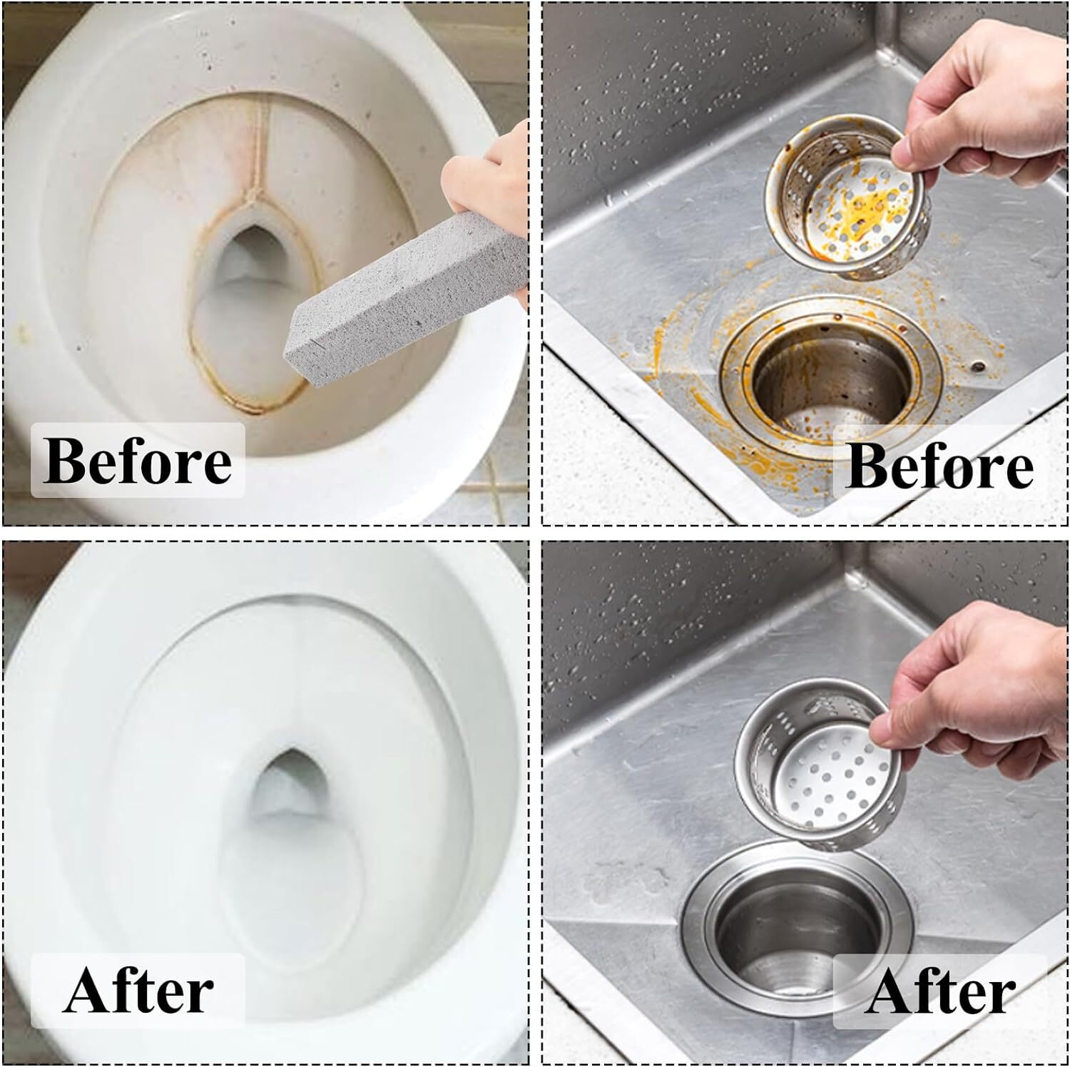 25 Pieces Pumice Stones For Toilet Cleaning, Pumie Scouring Stick Remove