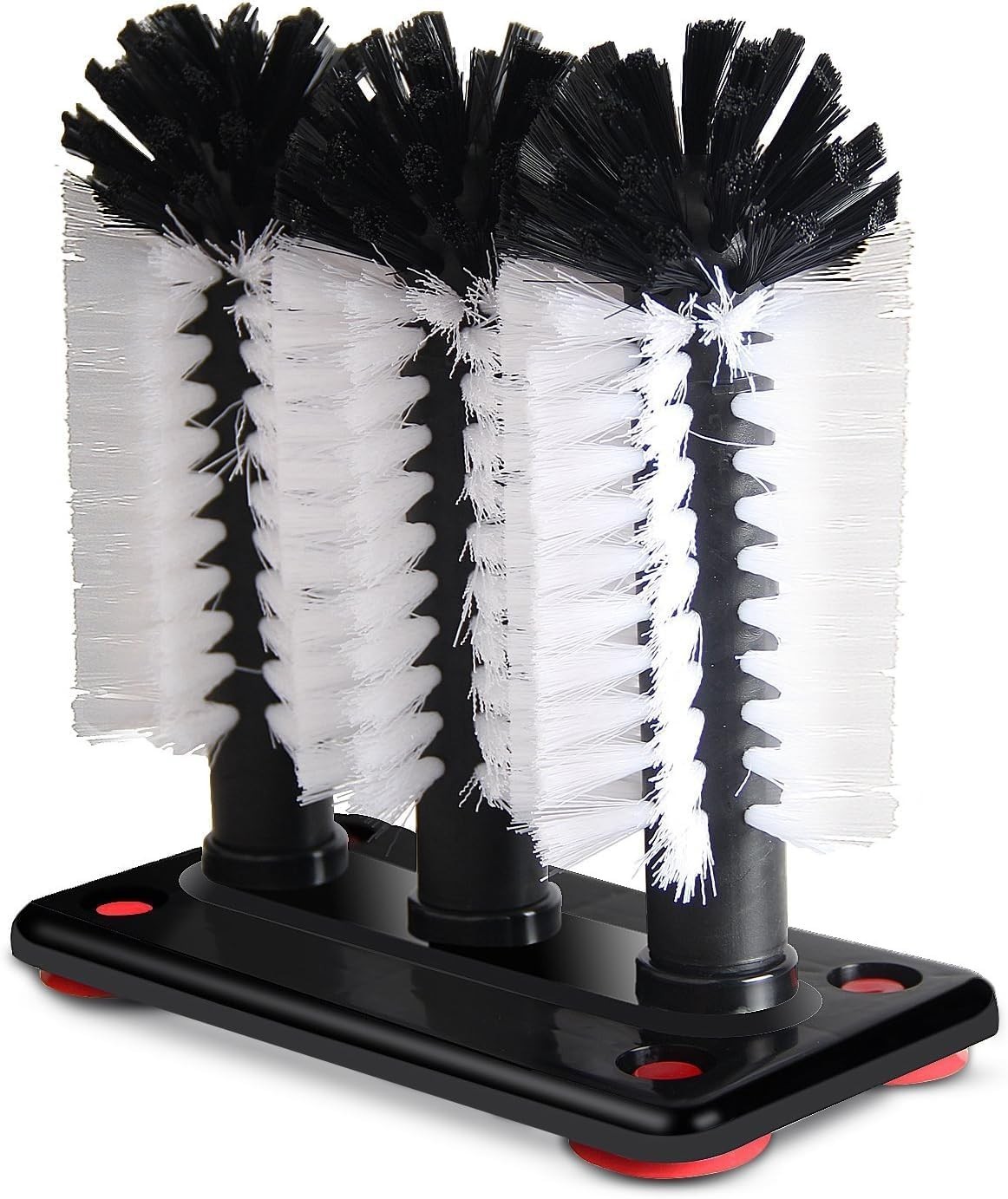 Glass Washer Brush Cleaner – 3 Brushes per Base