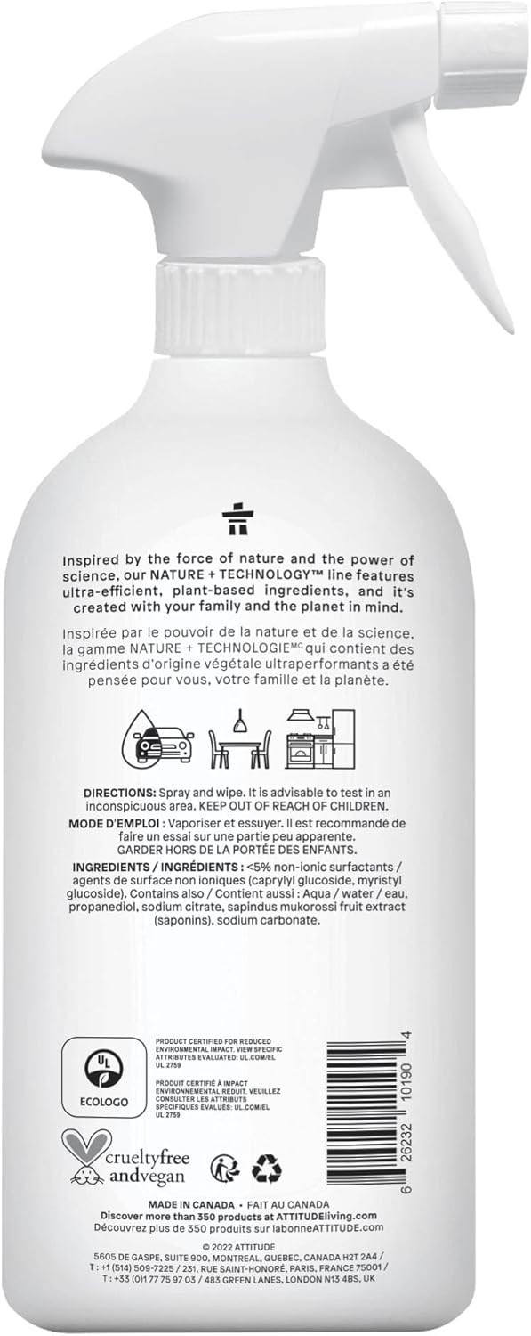 27.1 Fl Oz Multi-Surface Cleaner – Unscented, Plant-Based, EWG Certified Spray