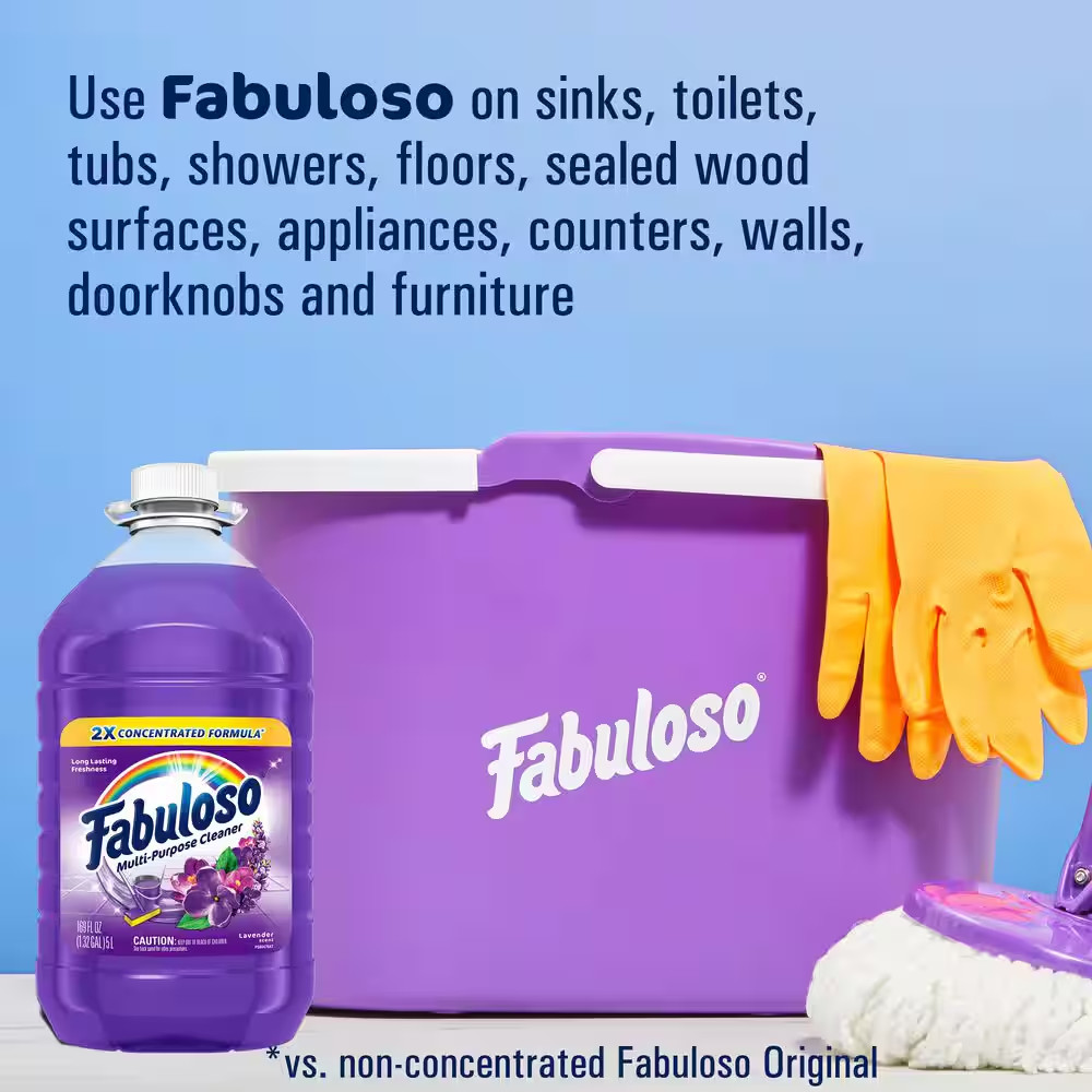 169 Oz. Lavender 2X Concentrated All Purpose Cleaner and Floor Cleaner