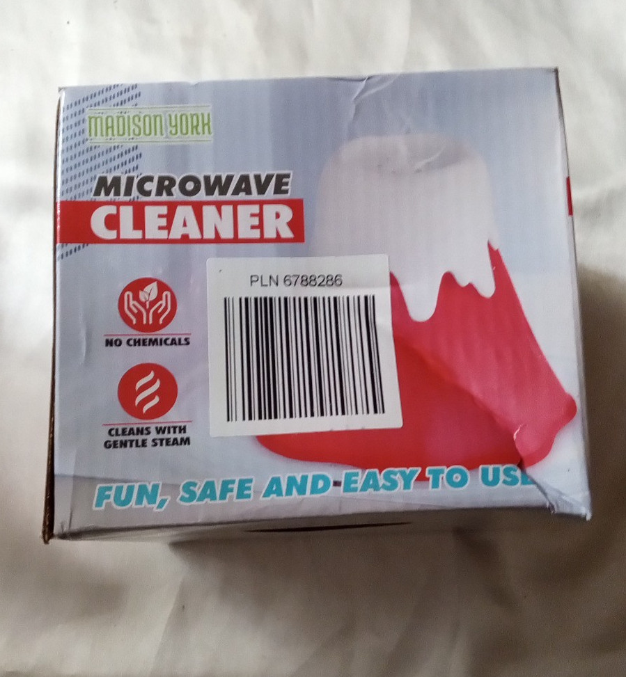 Madison York Microwave Cleaner – No Harsh Chemical – Easy to Use Volcano NEW
