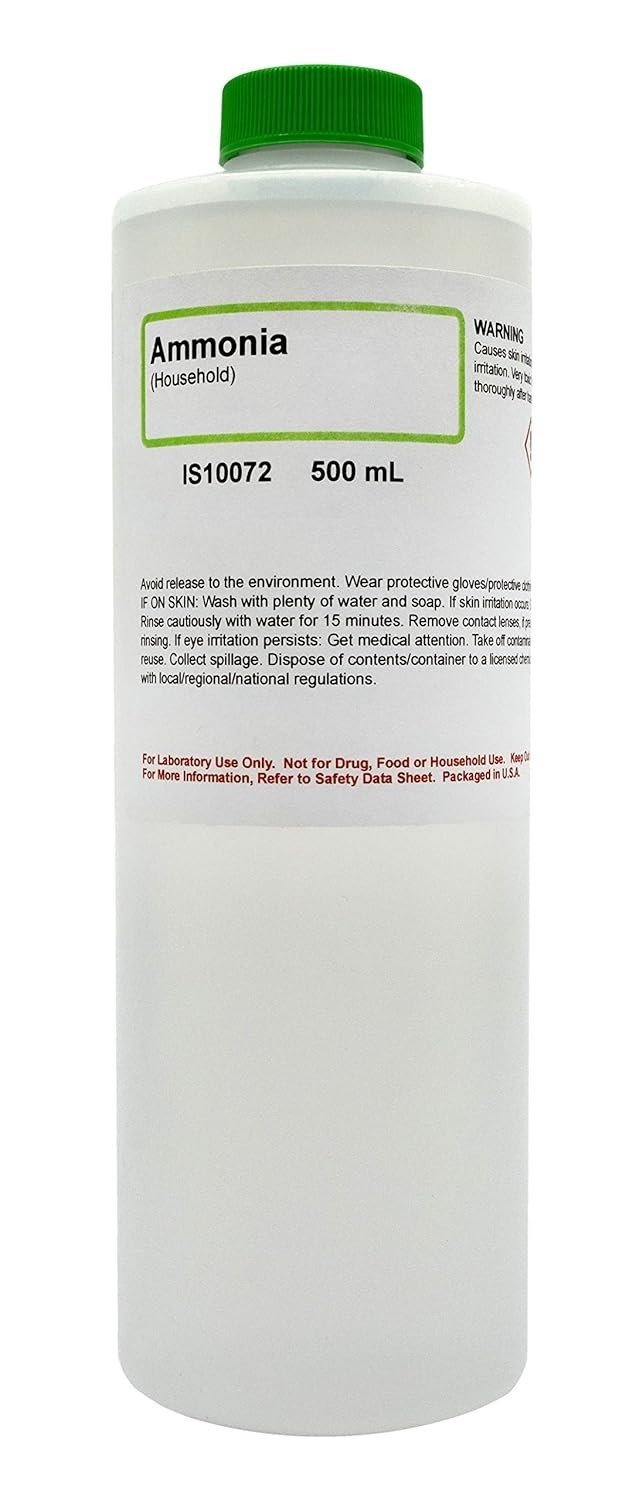 Versatile 500mL Ammonia Solution – Ideal for Tough Stains & Multiple Surfaces