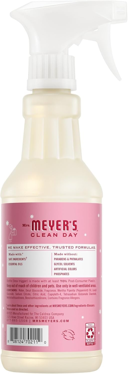 MRS. MEYER’S CLEAN DAY Multi-Surface Everyday Cleaner, Peppermint Scent, 16 Fl O
