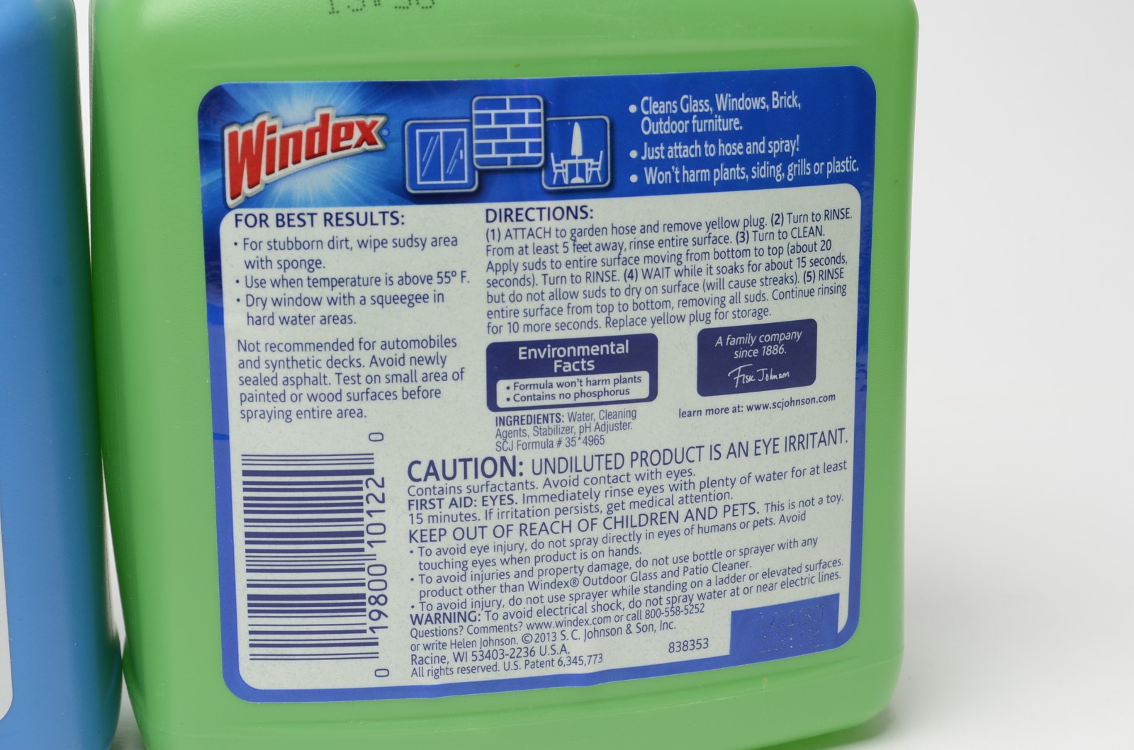 Windex Outdoor Glass & Patio Cleaner 32 oz Hose Spray Bottles Set of 3 New