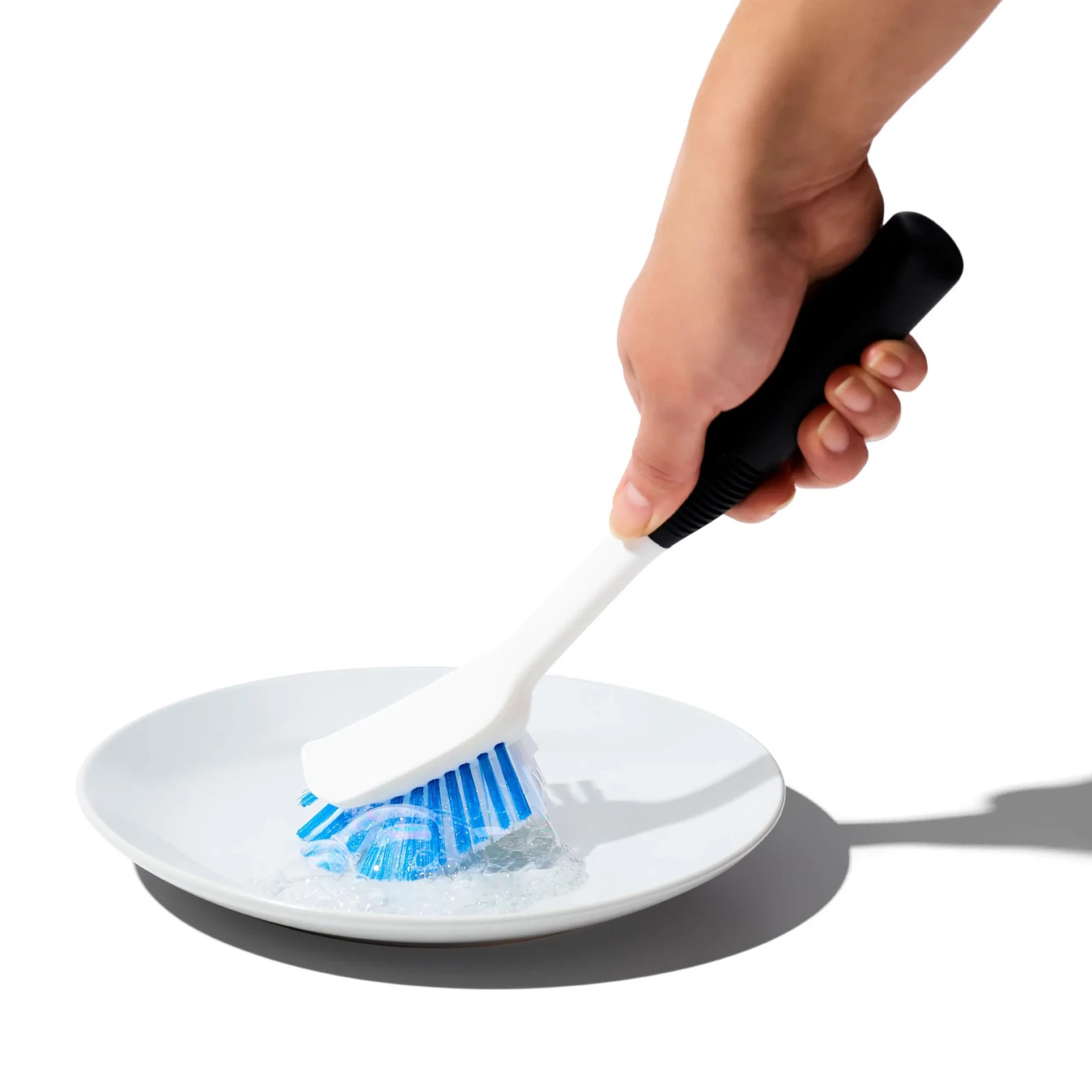 OXO Good Grips Soap Dispensing Dish Scrub Brush, Cleaning Brush for Kitchen