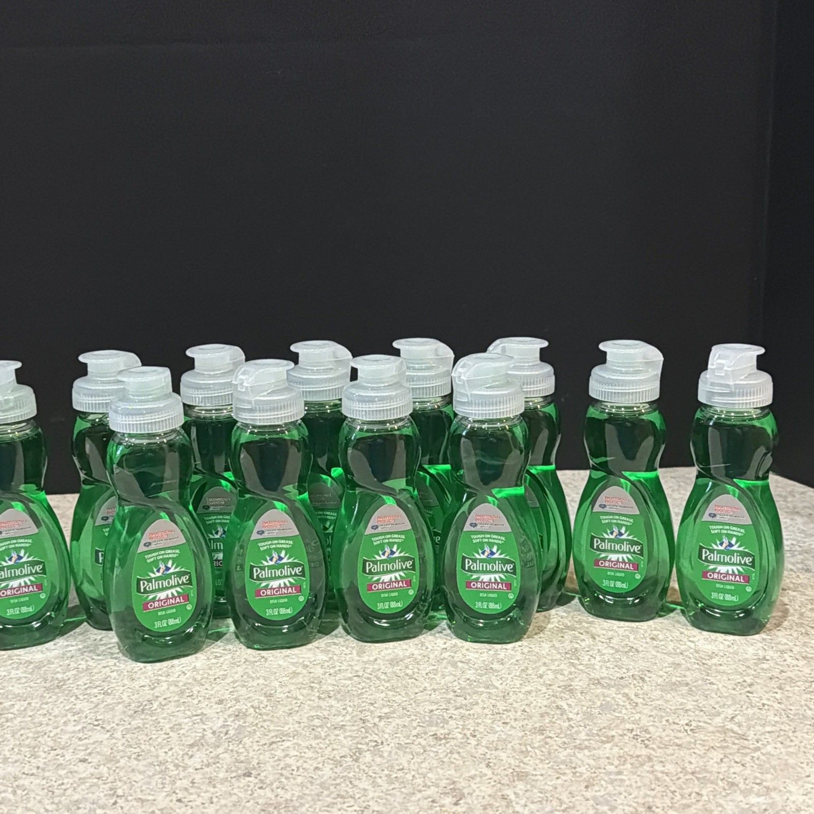 Lot of 12 Palmolive Original Travel Size Liquid Dish Soap 3 Fl Oz Bottles