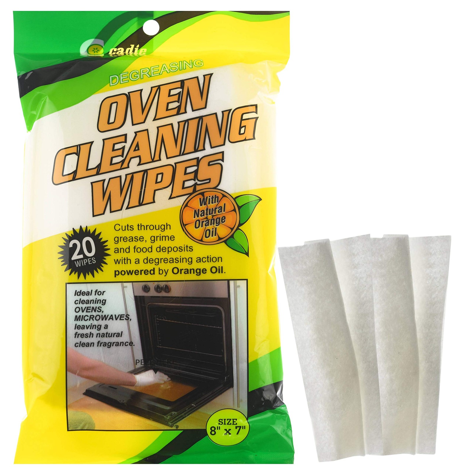 Degreasing Oven Cleaning Wipes 20 Wipes