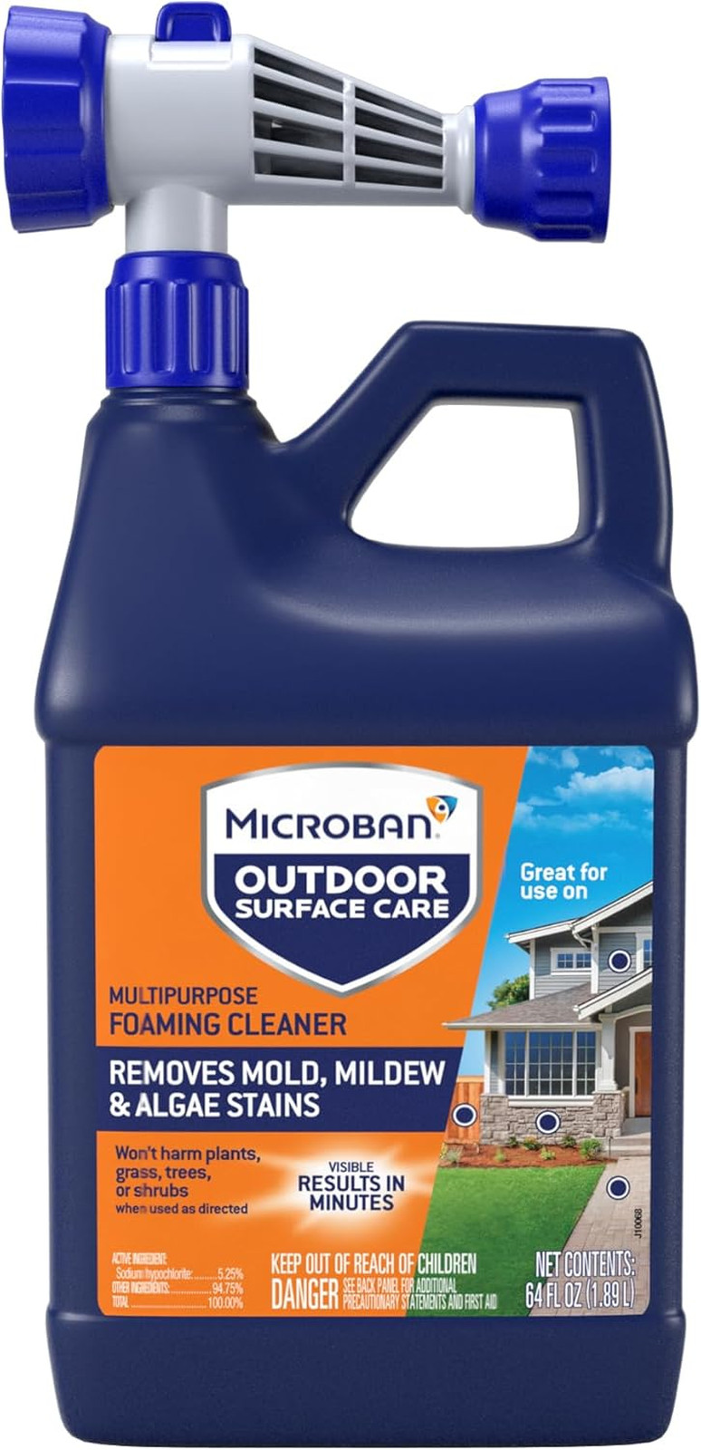 Outdoor Surface Care Multi-Purpose Foam Cleaner for Siding Deck Fence Stone