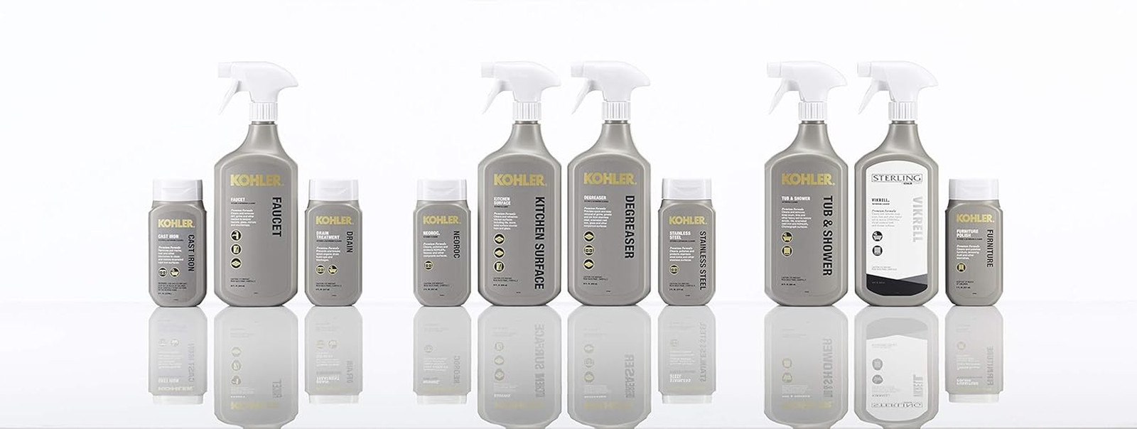 K-EC23723-NA Agent, Kitchen and Bathroom Cleaner, Cleans Faucets, Glass,