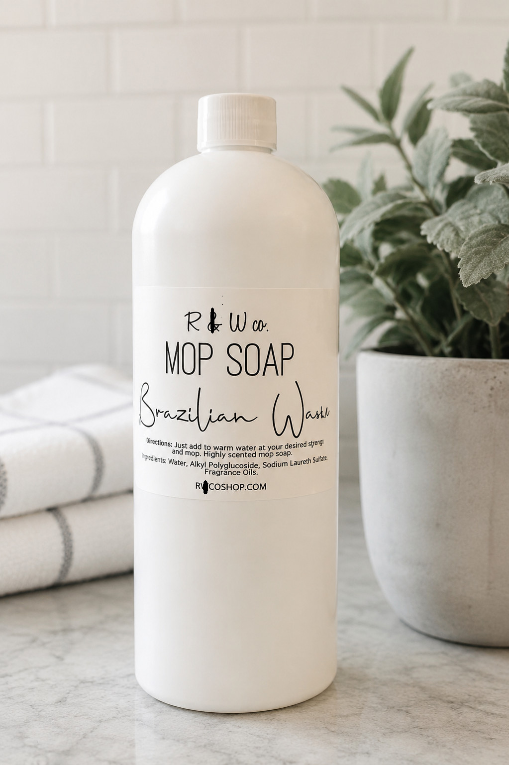 R&W Co Highly Scented Mop Soap Concentrated Floor Cleaner 32oz