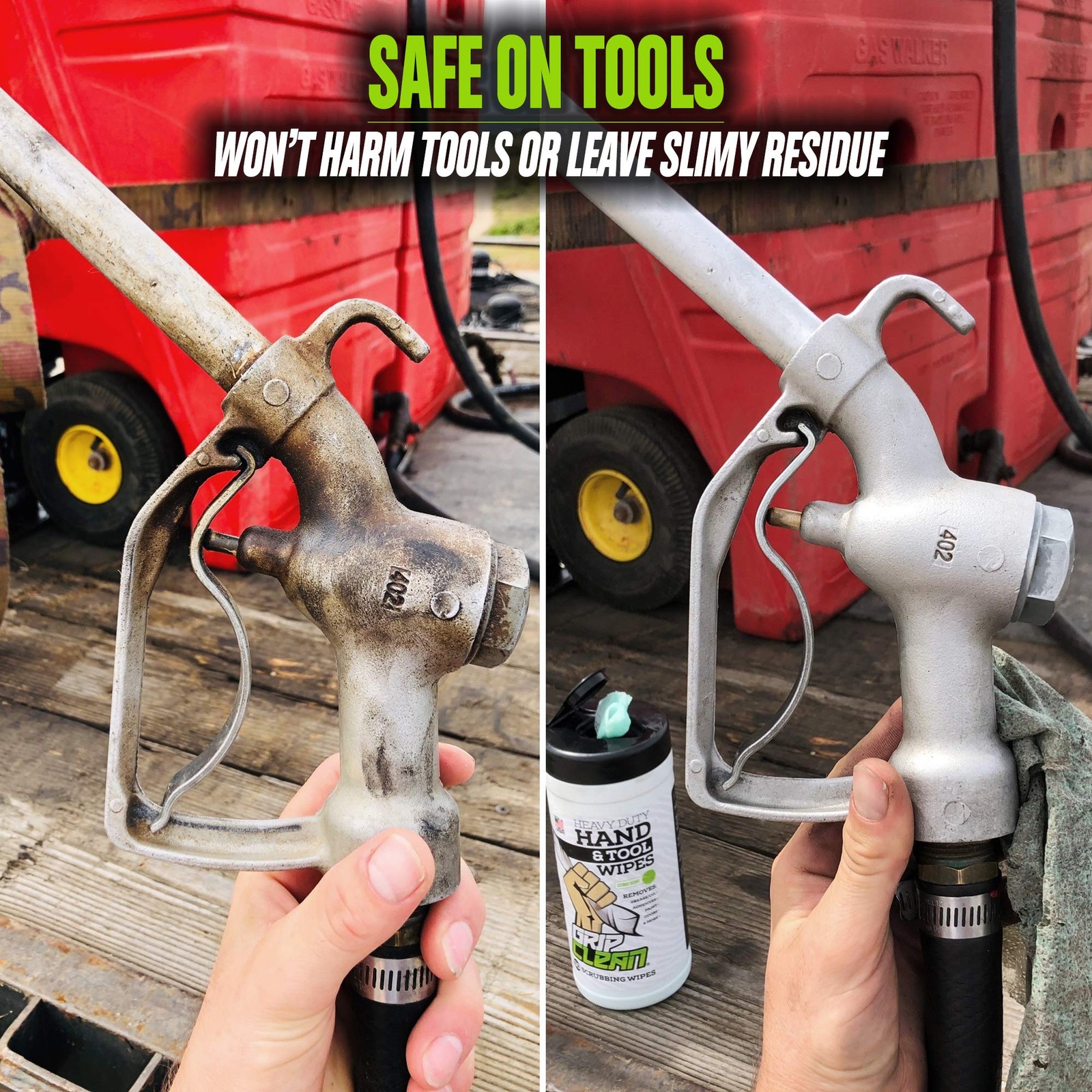 Heavy Duty Hand & Tool Cleaning Wipes – Waterless Hand Cleaner for Mechanics,…