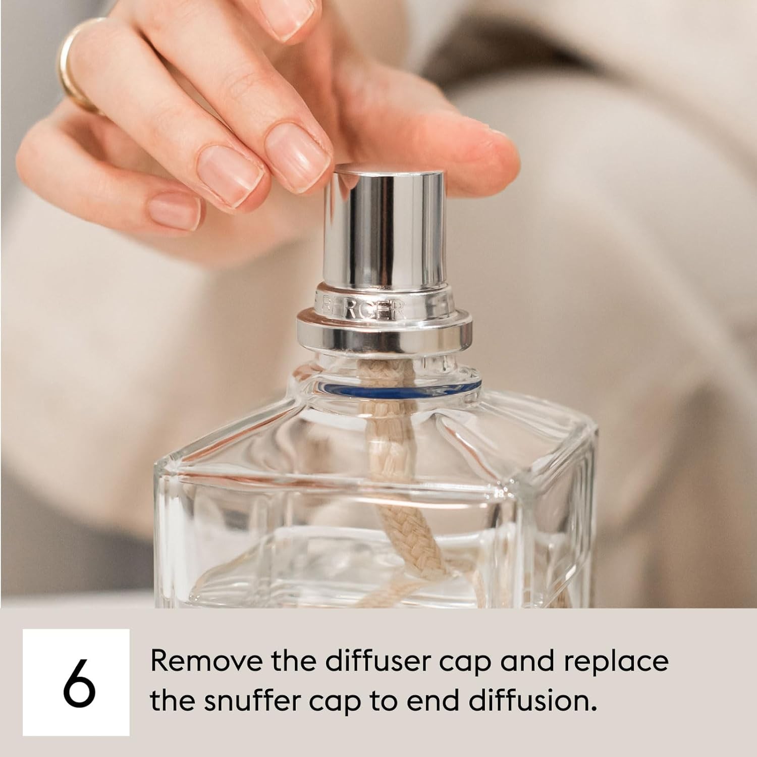 Maison Berger Ocean Breeze Lampe Berger Refill, 1 Liter (33.8 fl oz), 2-in-1 C