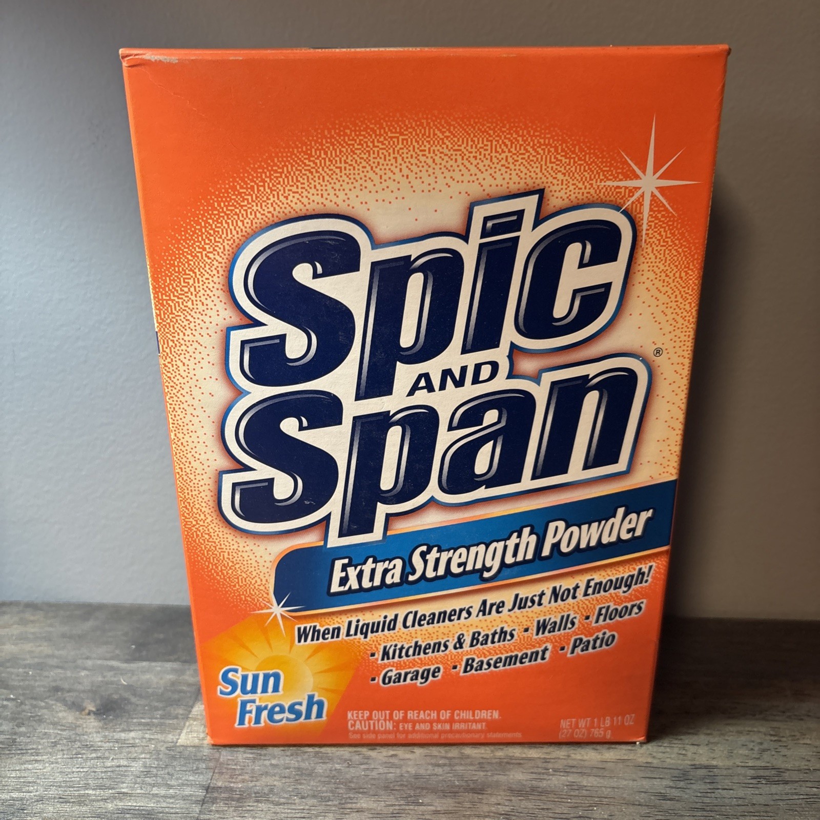 (3) Spic And Span Extra Strength Powder Sun Fresh 27oz Boxes Discontinued Read
