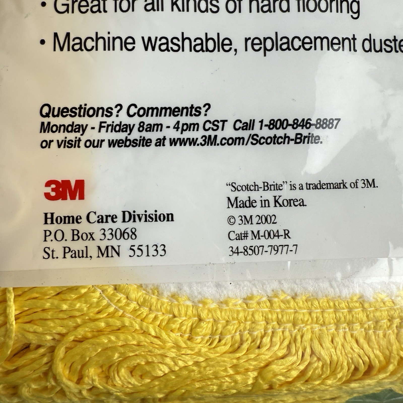 Scotch-Brite Microfiber Super Duster 3M Refill HTF DISCONTINUED New Sealed NIP