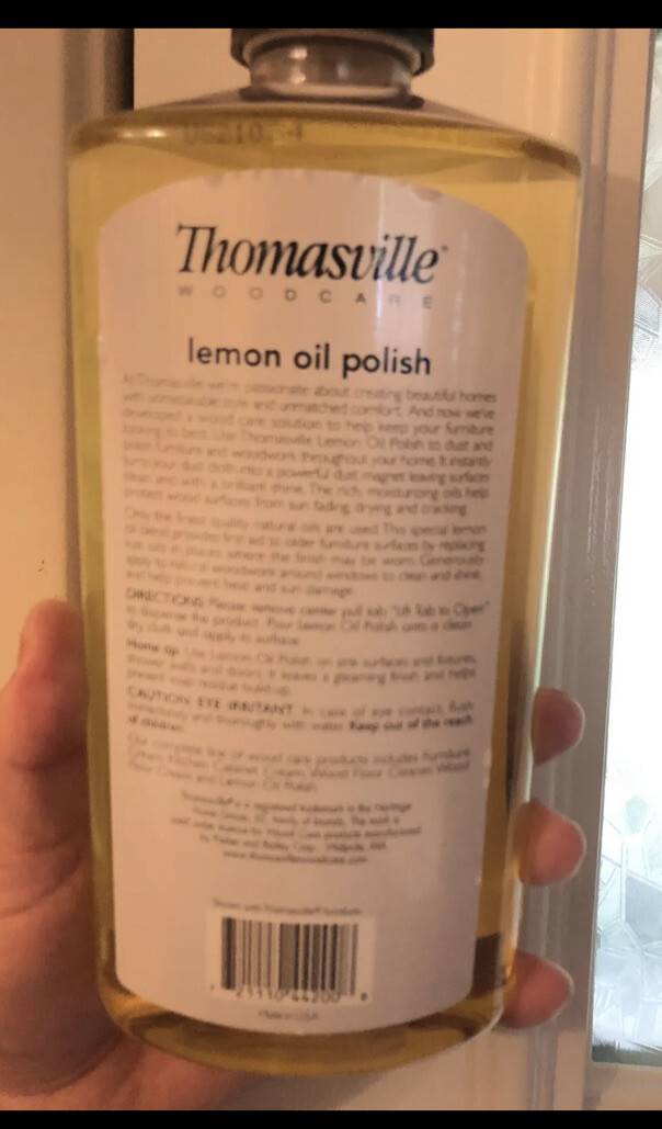 Thomasville Woodcare Lemon Furniture Oil Polish – 16 fl oz