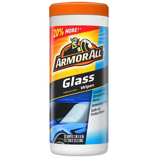 Armor All Glass Wipes (30-Count)