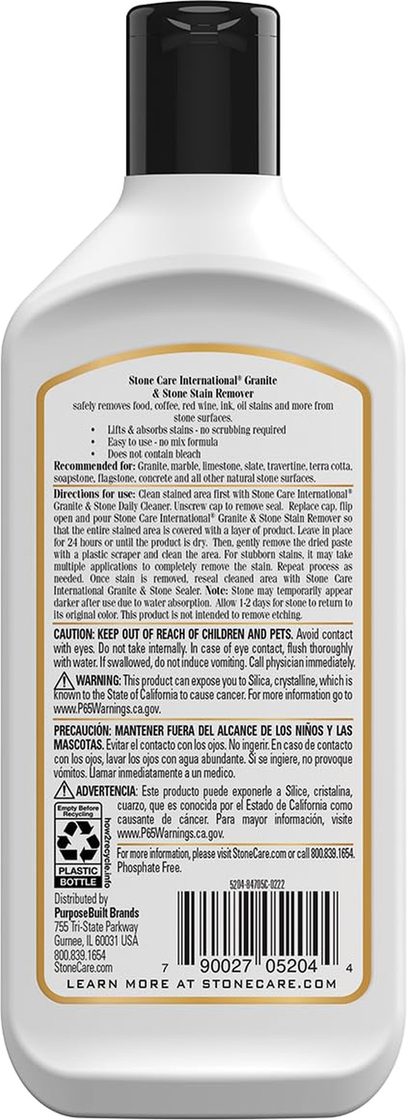 Stone Stain Remover – 10 Ounce – Stain Remover for Foo