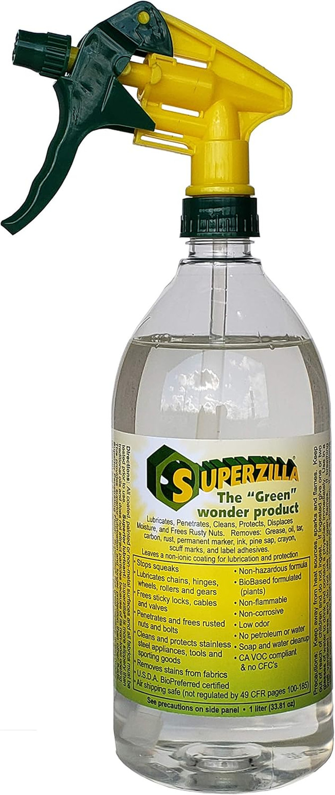Powerful All-Purpose Cleaner and Lubricator – “The Green Wonder Product” – 1-Lit