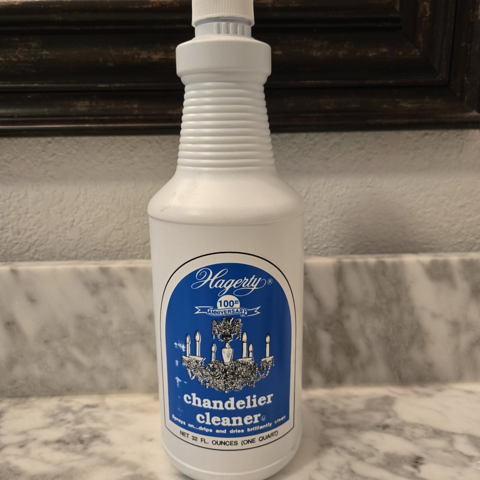 Hagerty Chandelier Cleaner Refill No Wiping Crystal & Glass 32 oz NO Sprayer