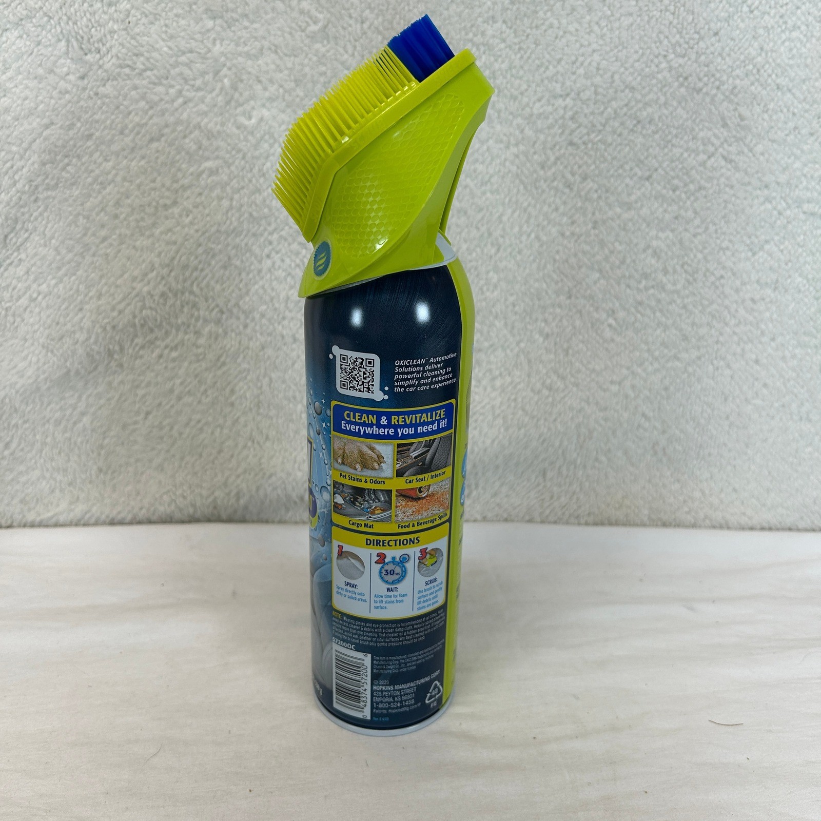 2 Pack OxiClean Interior Foam Carpet & Upholstery Cleaner 19oz New