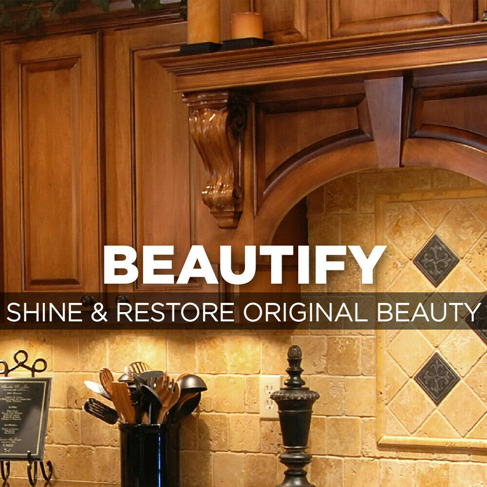 (2-Pack) Weiman CABINET & WOOD Furniture CLEAN & SHINE Restore with ALMOND SCENT