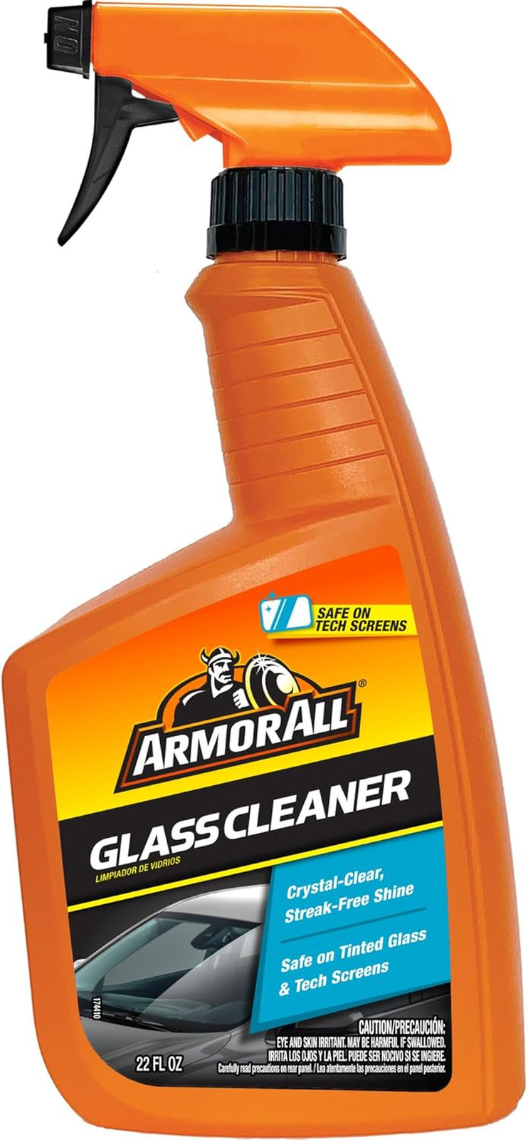 Liquid Auto Glass Cleaner by , Glass Cleaners for Cars, Trucks, 22 Fl