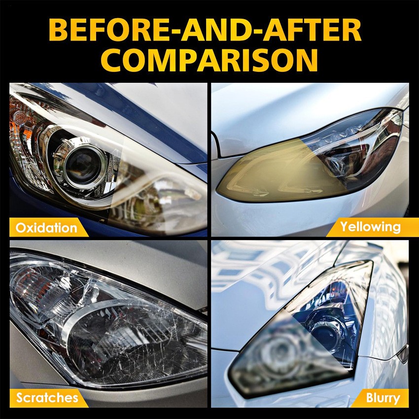 Headlight Restoration 100g Car Headlights Cleaner Headlight Repair Liquid