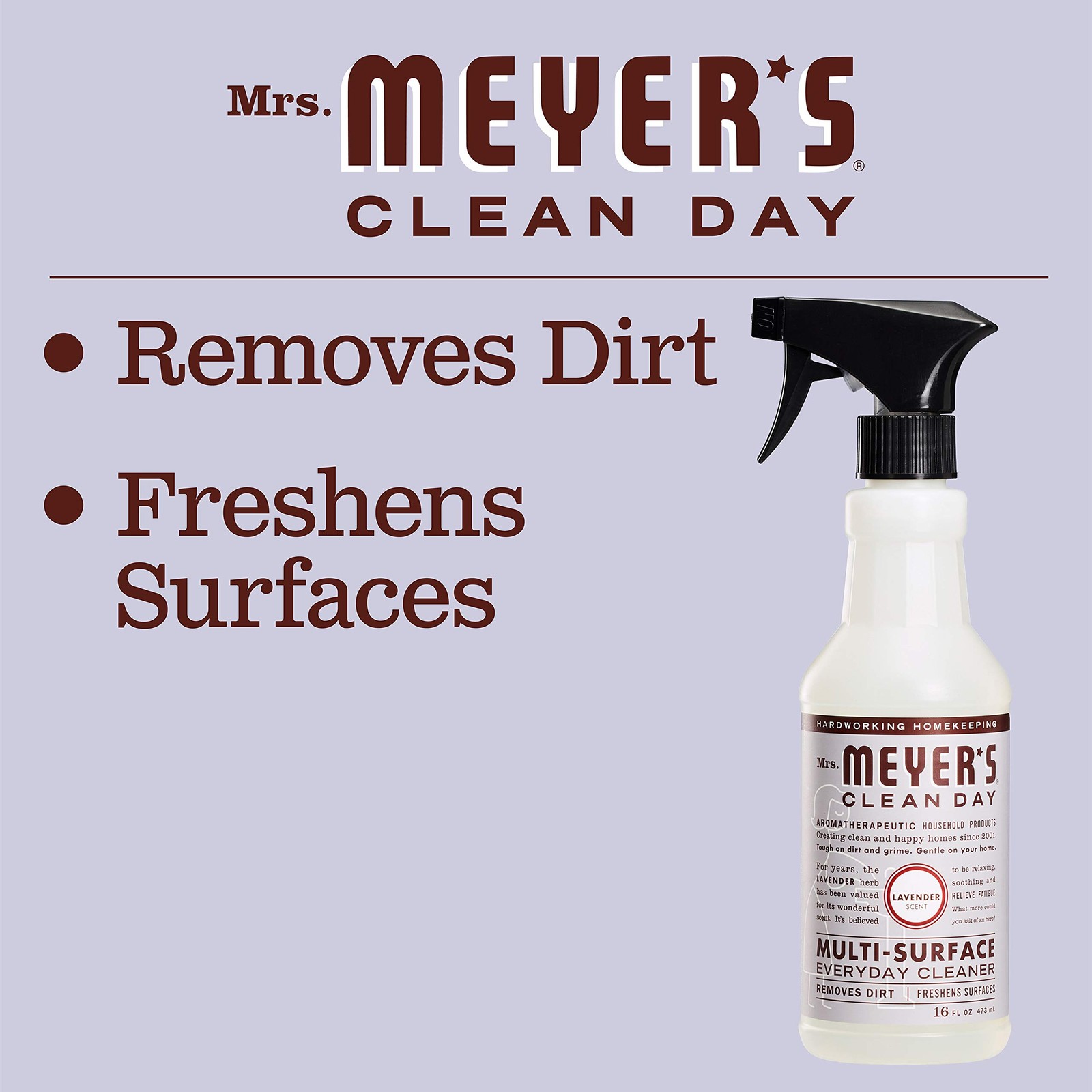 Lavender Multi-Surface Cleaner, Cruelty-Free, 16 oz, 3 Pack