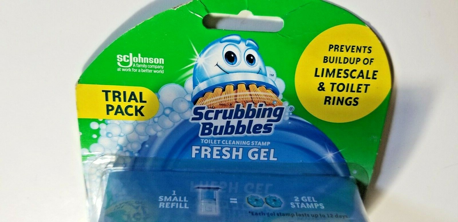 Scrubbing Bubbles Fresh Gel Toilet Cleaning STARTER KIT Rainshower Scent