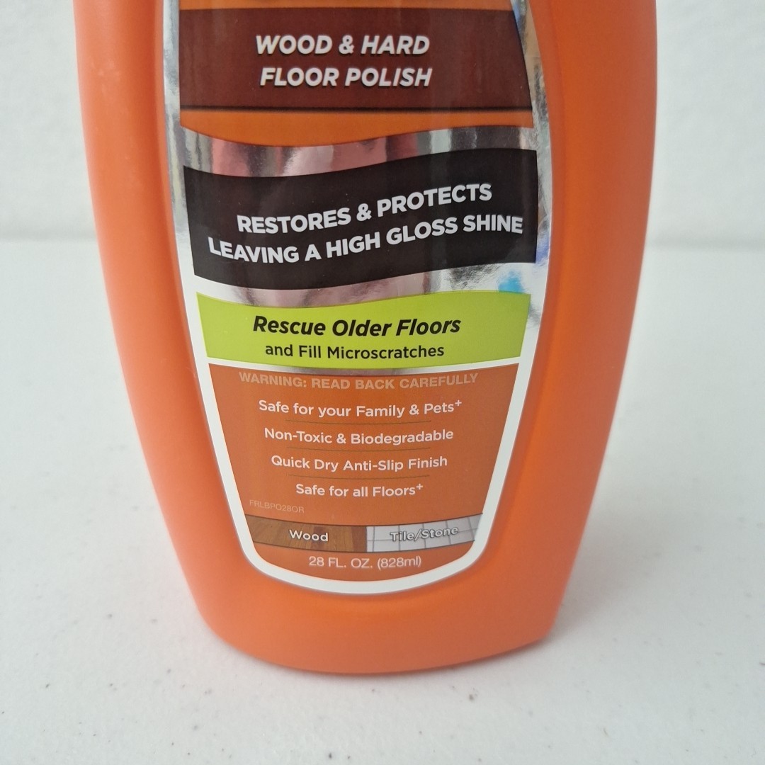 SHARK Wood Hard Floor Polish XL 28 Fl Oz High Gloss Restores Protects NEW SEALED