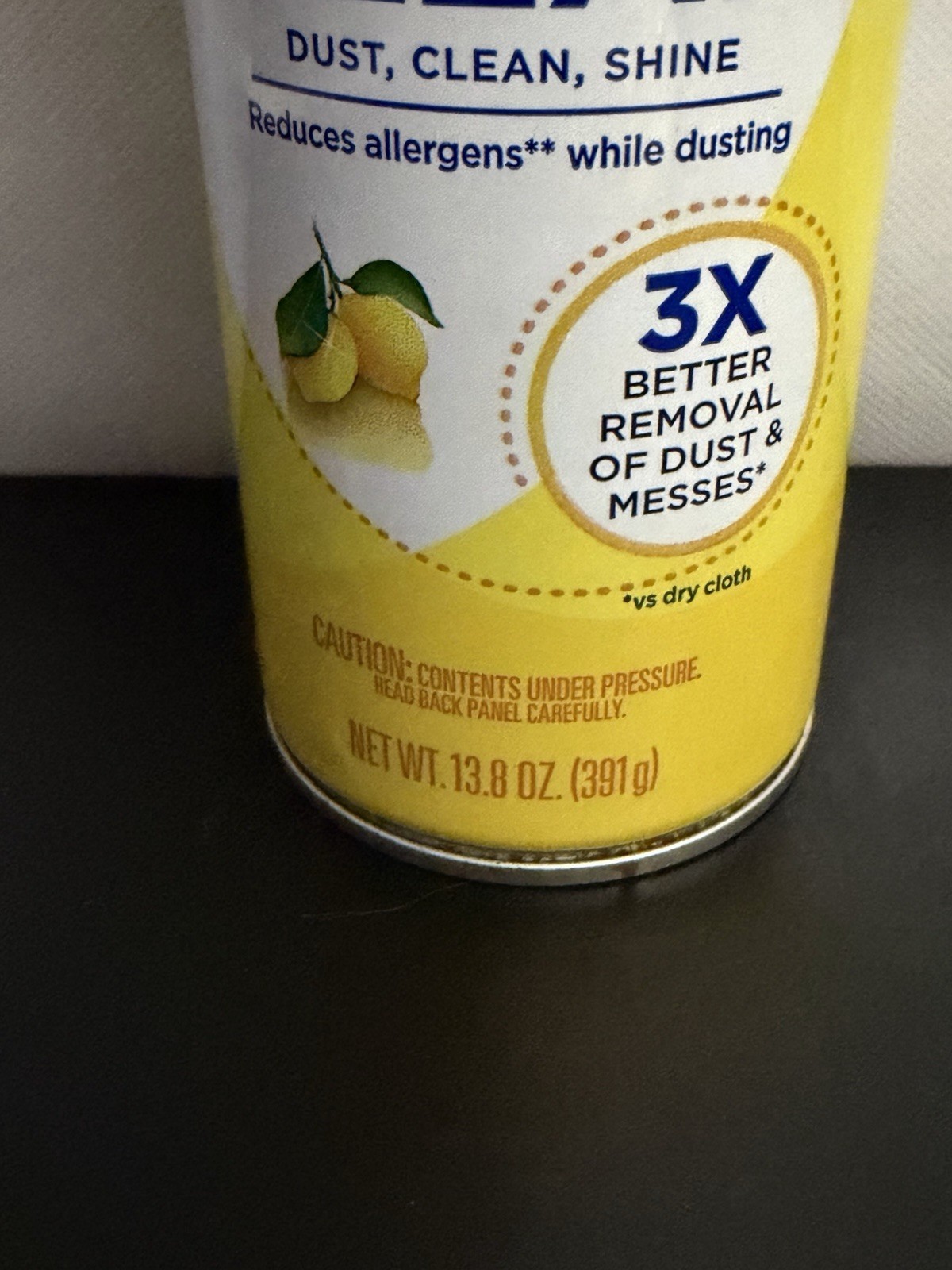 NEW 2pc Pledge Lemon Clean Spray 13.8 oz AND 24 Wipes (2013) NOS 3X Better