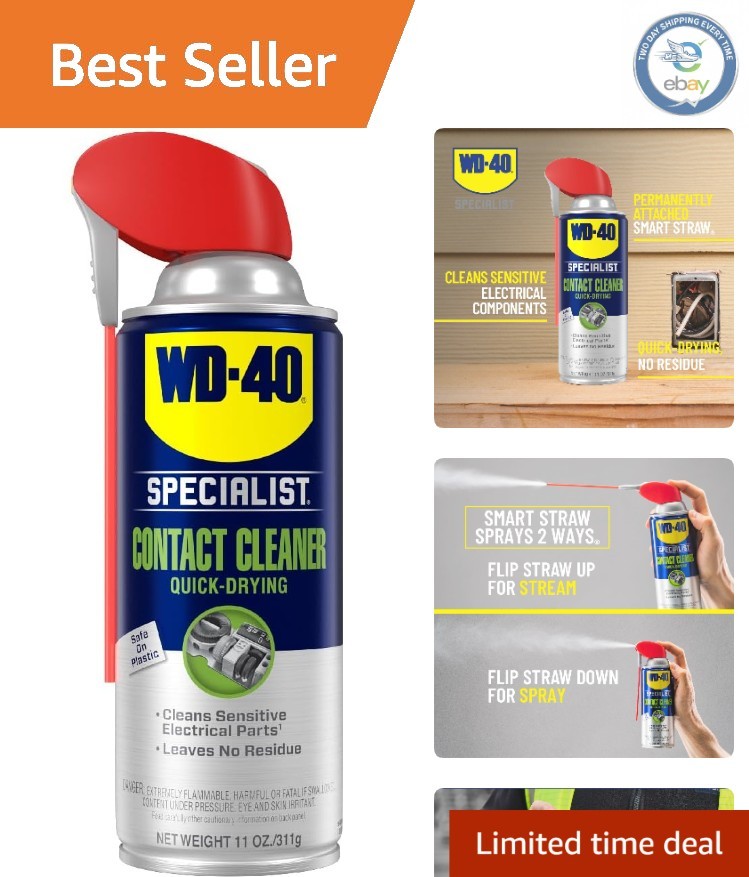 11 Oz Specialist Contact Cleaner Spray – Ideal for Precision Cleaning of Metals