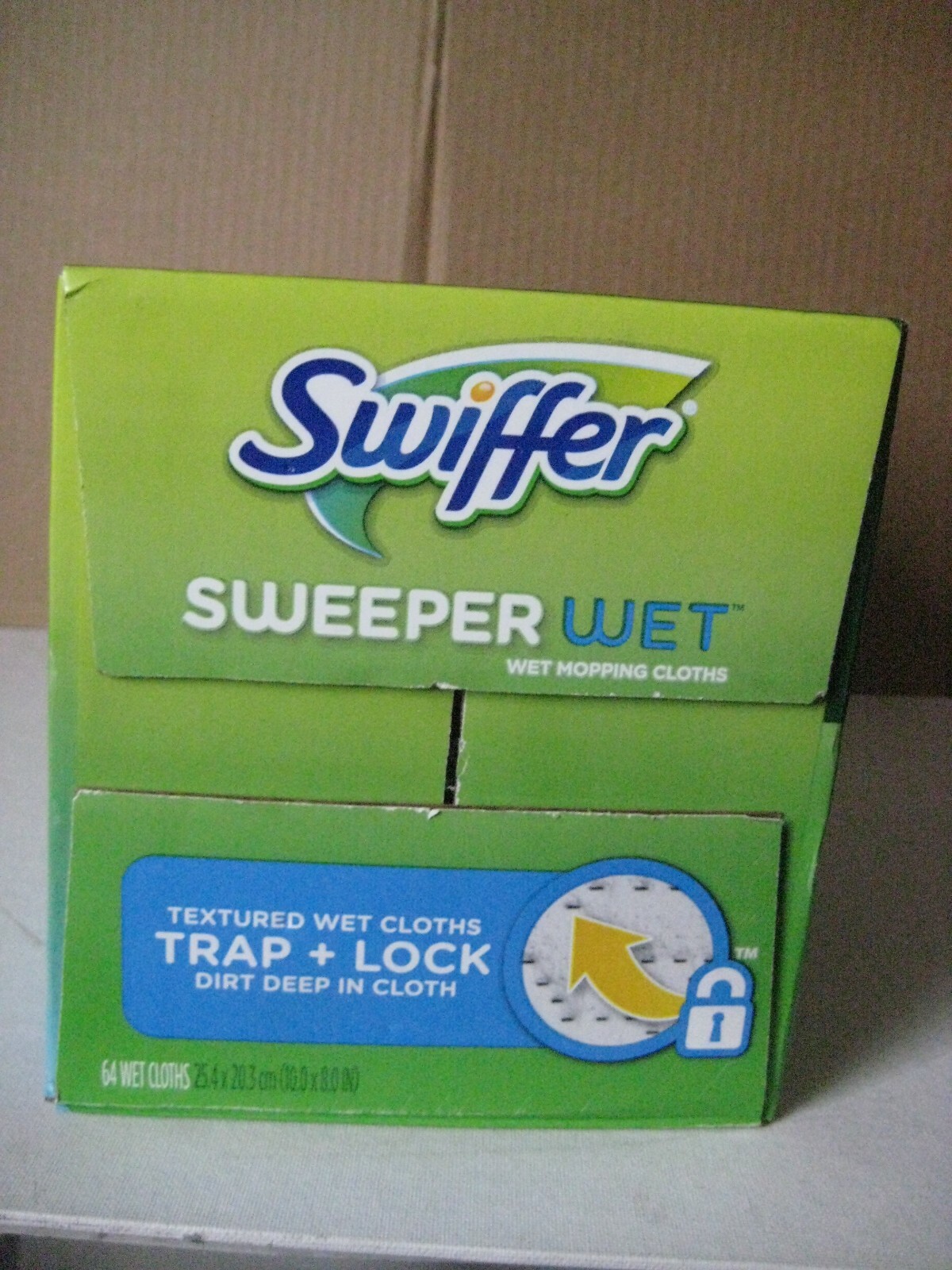 Swiffer Sweeper Wet Mopping Cloths Refills Open Window Fresh 32 Count Pack of 2