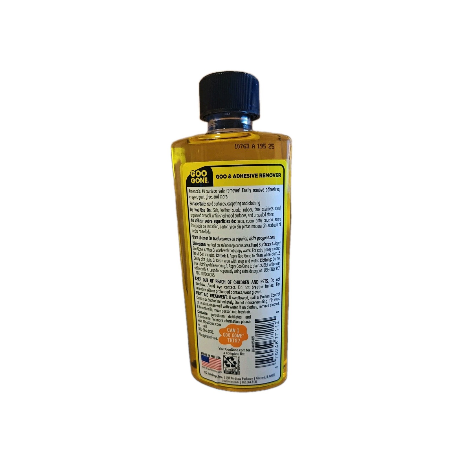 Lot Of 4 Goo Gone Goo And Adhesive Remover, 8 fl oz each