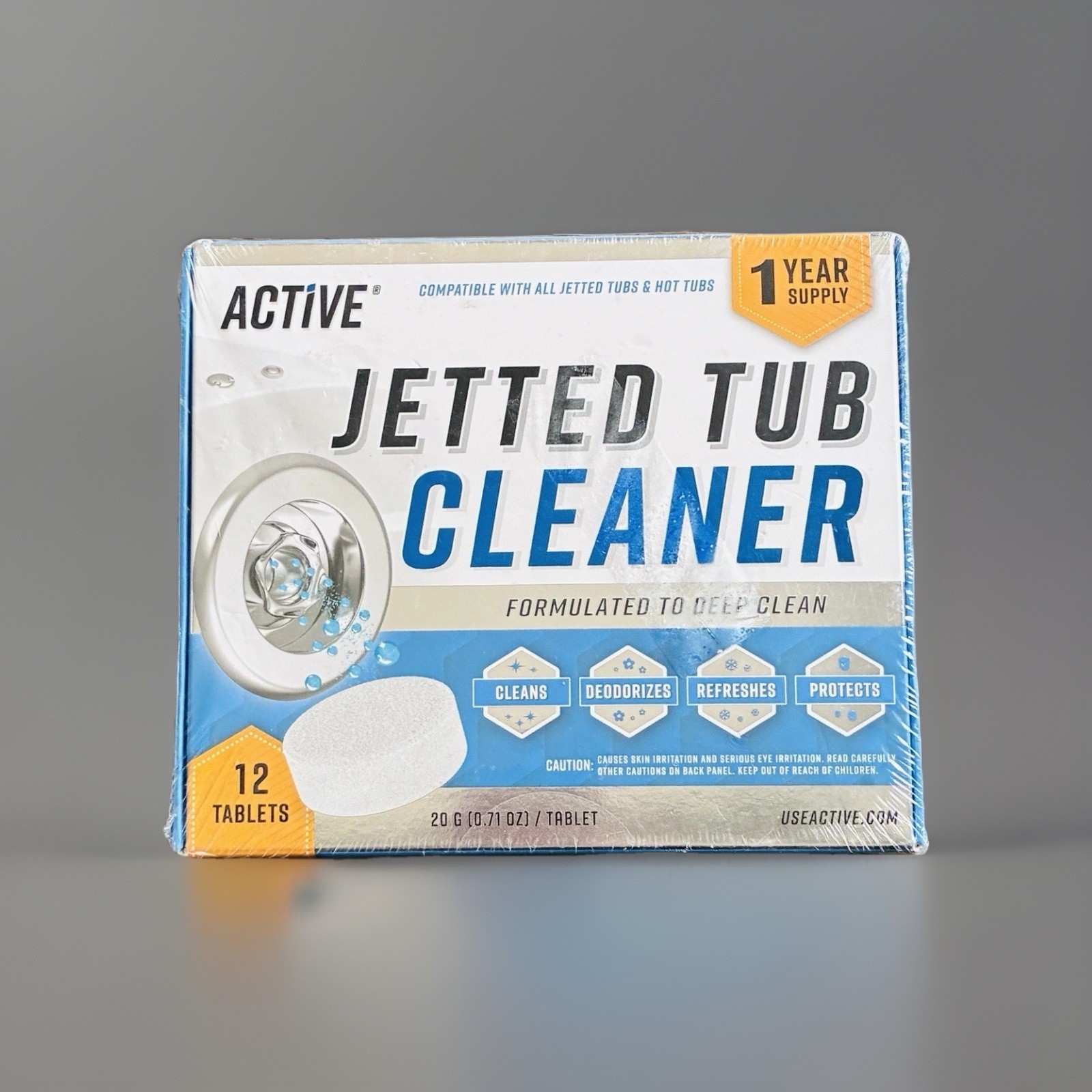 Active Jetted Tub Cleaner 12-Tablet Pack for Jacuzzi/Whirlpool NEW
