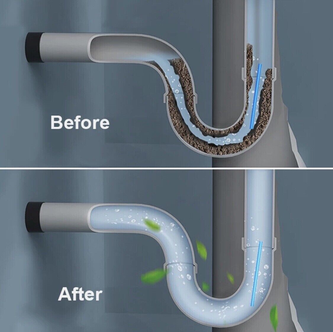 12X Deodorizer Sticks Sani Keeps Drains & Pipes Clean & Odor Free Biodegradable