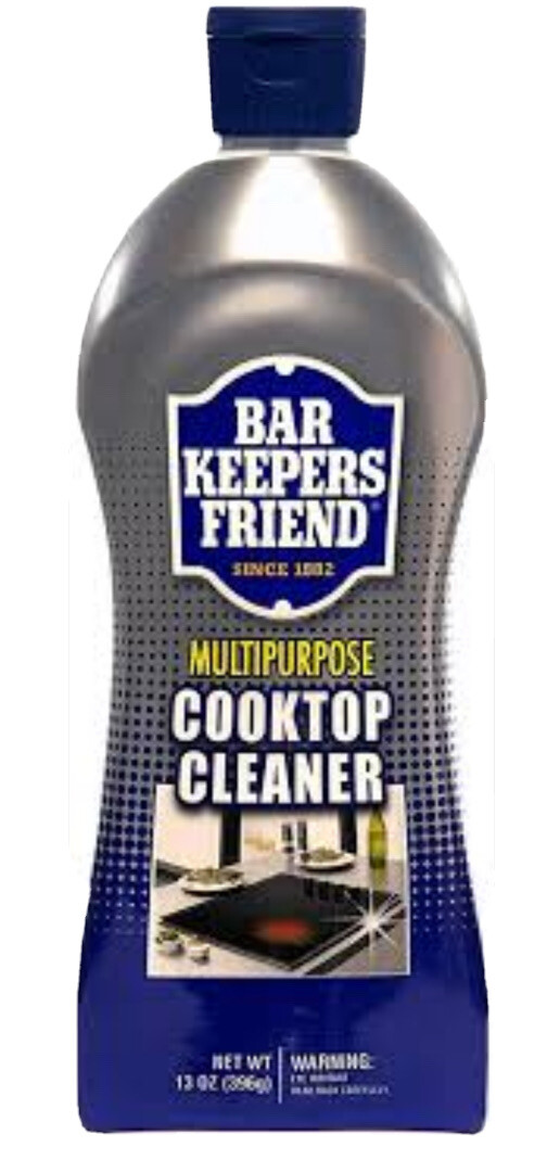(13oz Bottle) Bar Keepers Friend Cooktop Cleaner Stove Cleaner & Polisher