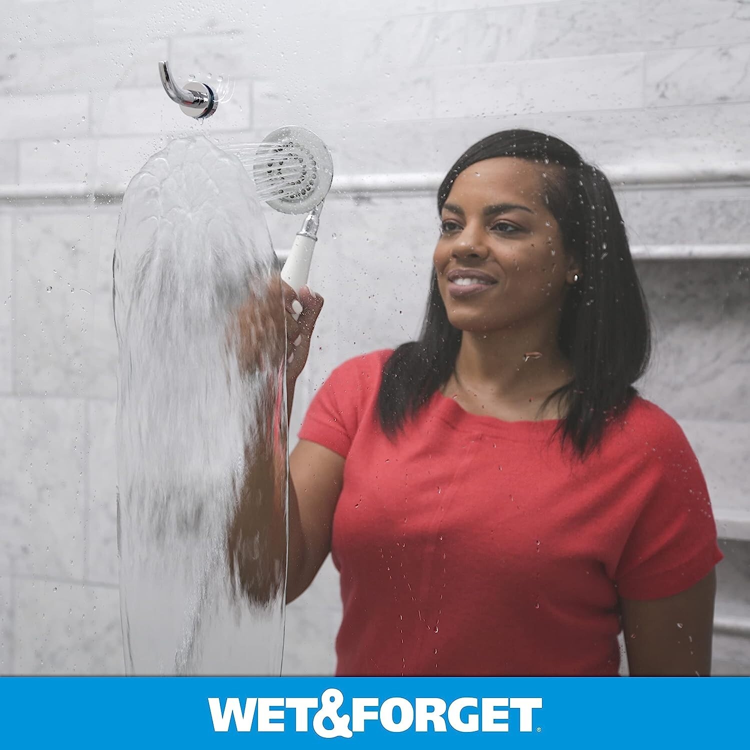 Wet & Forget Shower Cleaner Multi-Surface Weekly No Scrub, Fresh Scent, 64 Oz