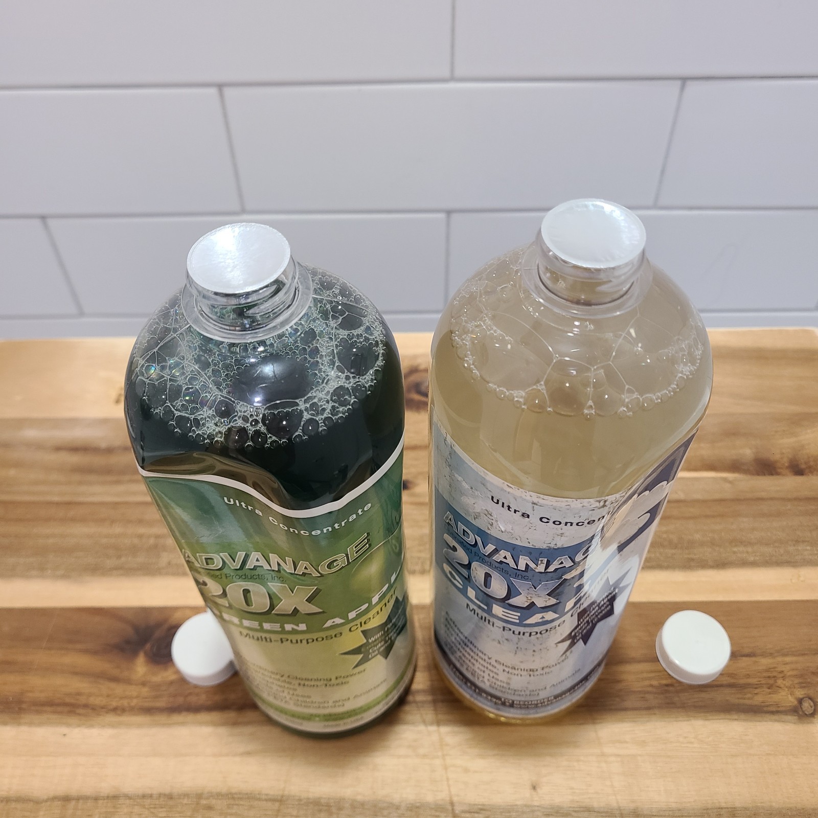 ADVANAGE 20X Multi-Purpose Cleaner Clear & Green Apple 2 Pack Concentrate NEW