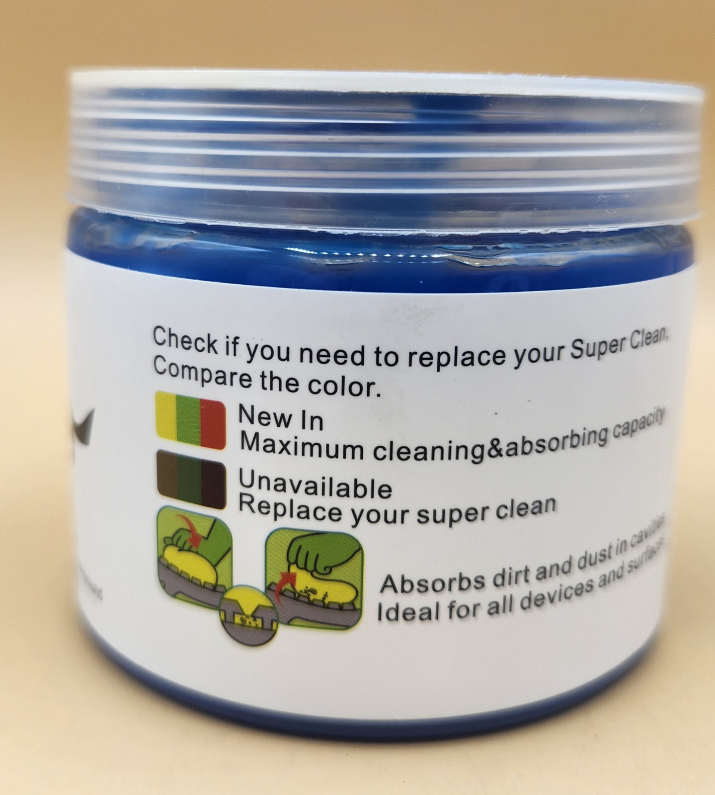 JustTop Detail Crevice Cleaning Compound Gel for Auto, Computers, Home BRAND NEW