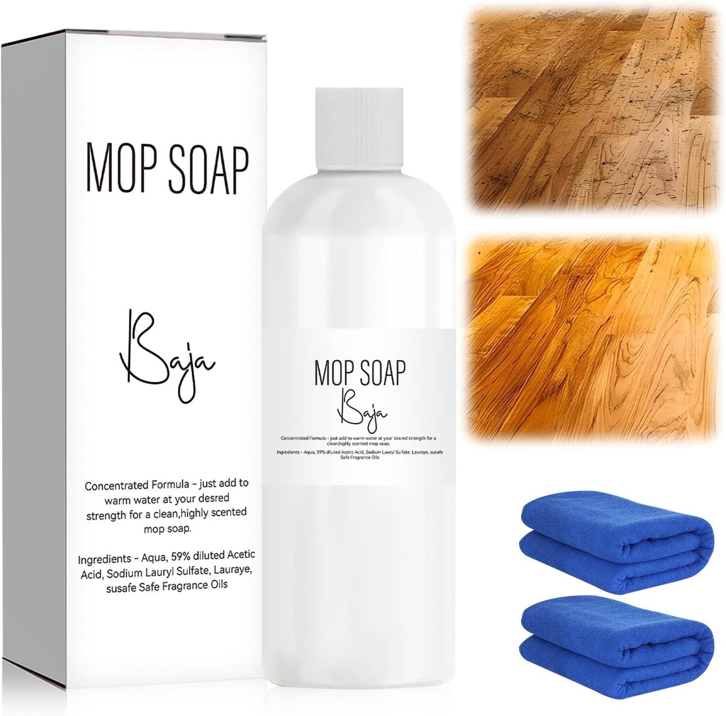 Mop Soap Baja for Floor Cleaning,R and W Mop Soaps,Mavwicks Mop Soap NWOB