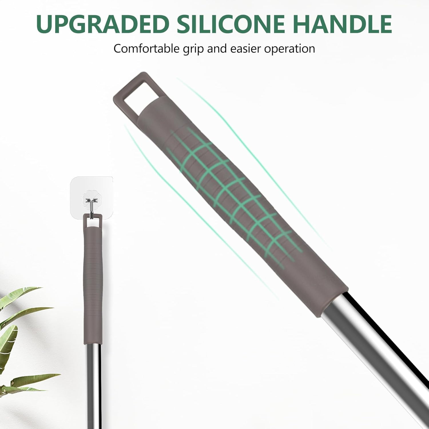 Extra-Long Dusters with Extension Pole 100-Inch for Cleaning, Bendable Microfibe